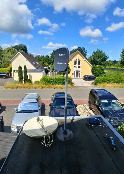 SAT-Anlage Kundenprojekt 3