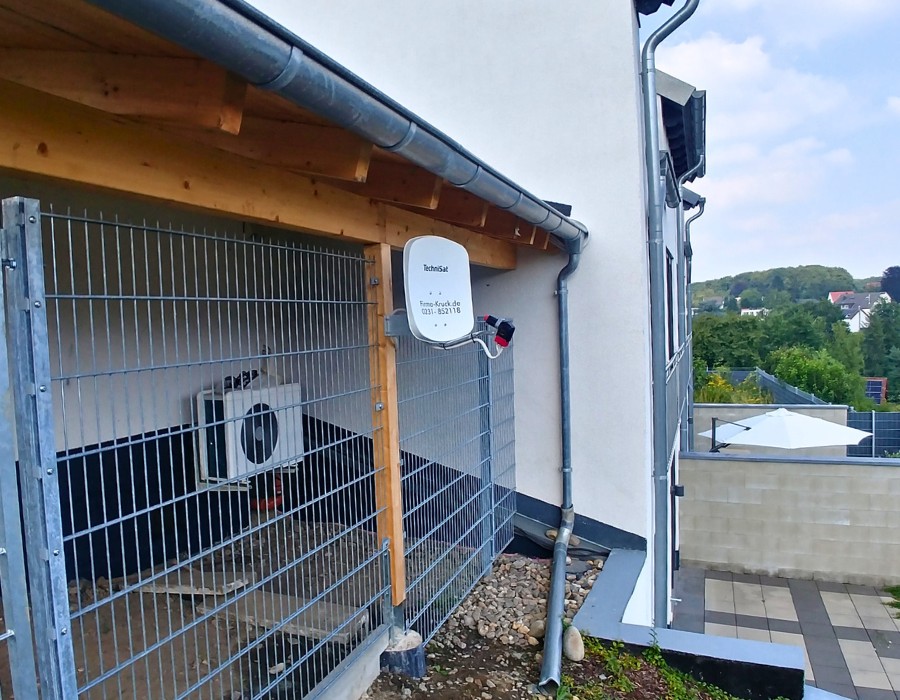 SAT-Anlage Kundenprojekt 1